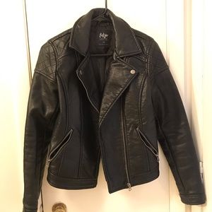 Black Faux Leather Jacket
